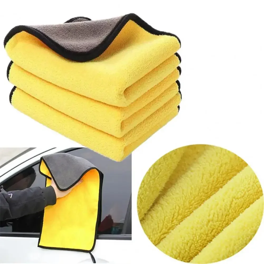 1/10pcs Toalha de Microfibra p - Microfiber Car Drying Towel Super Absorbent avaliação e preço