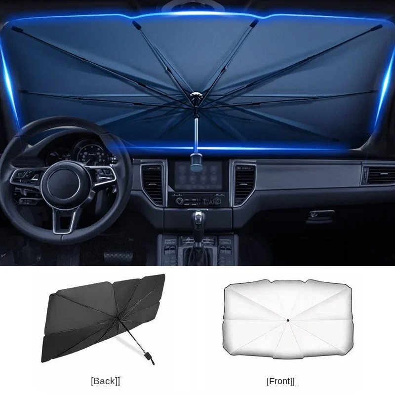 Protetor de Para-brisa de Carr - Car Sunshade Windshield Umbrella Foldable avaliação e preço