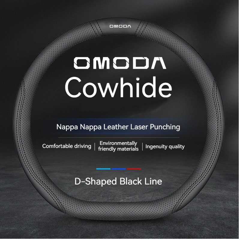 Capa de Volante de Couro para  - Car Steering Wheel Cover Anti Slip Breathable avaliação e preço