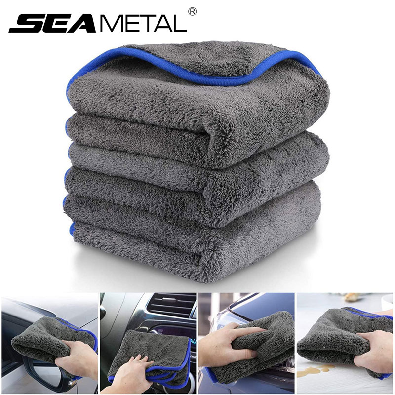 Seametal 1200gsm microfibra to - Microfiber Car Drying Towel Super Absorbent avaliação e preço