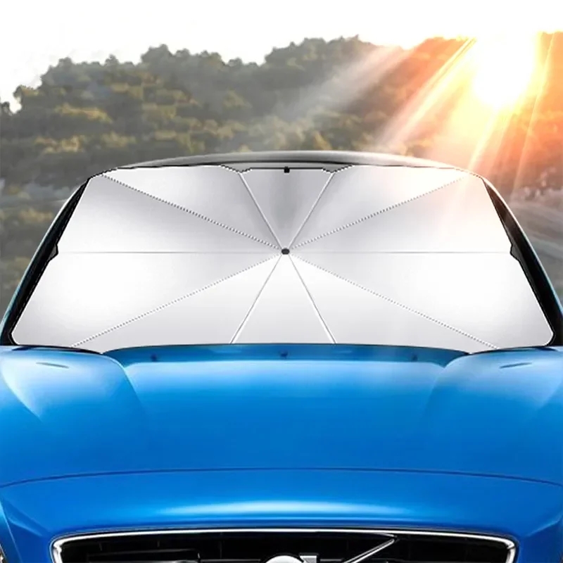 Sombrinha para Para-brisa de C - Car Sunshade Windshield Umbrella Foldable avaliação e preço