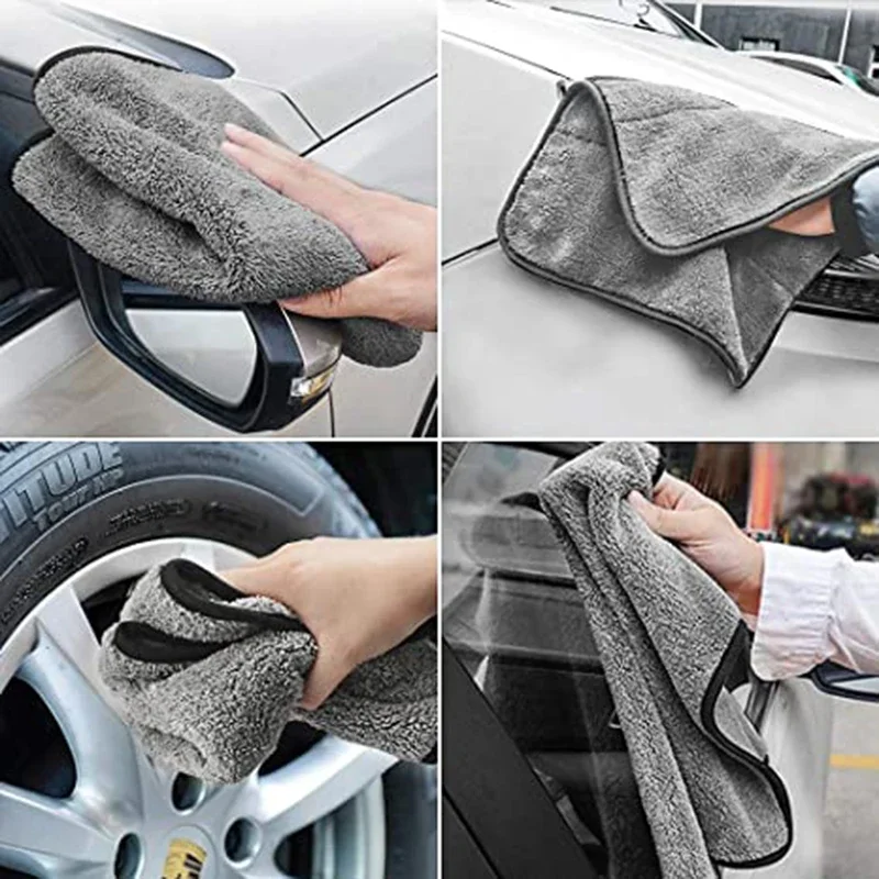 Toalha de microfibra para limp - Microfiber Car Drying Towel Super Absorbent avaliação e preço